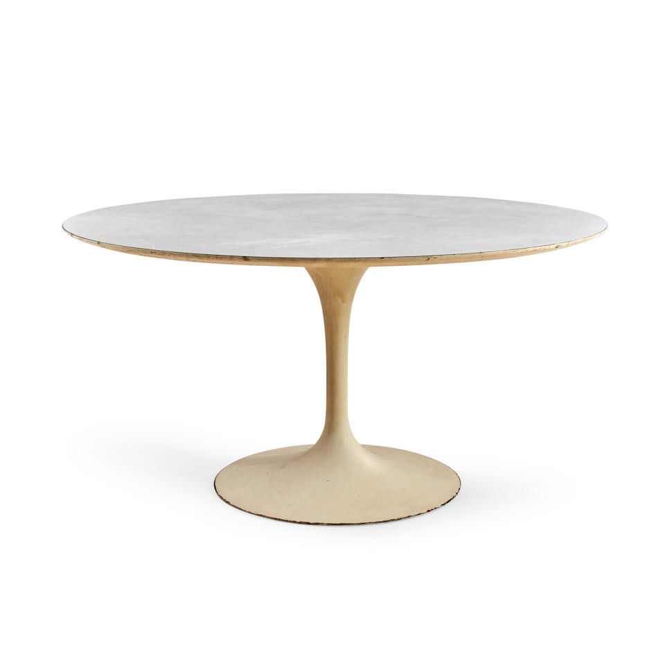 KNOLL MID-CENTURY VINTAGE ROUND TULIP TABLE (1 of 2)
