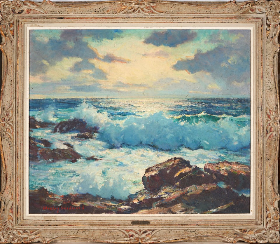 Stanley Wingate Woodward (1890 - 1970) Morning Light - Cape Ann 24 1/4' x 29 1/2' sight size, 31... (1 of 3)