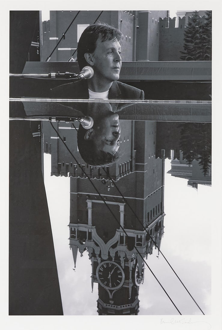 Bill Bernstein (American, born 1950): Paul McCartney, Moscow, 2003, (1 of 2)