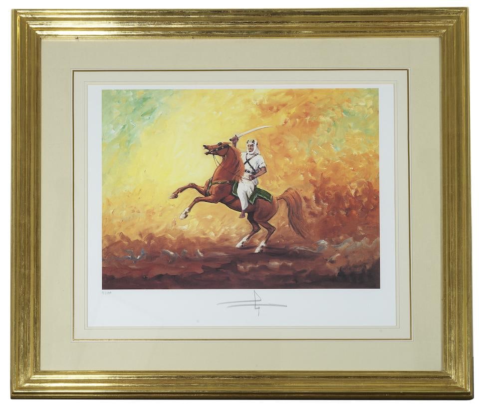 Collection Of Five Artworks By Royal Highness Prince Khalid Alfaisal