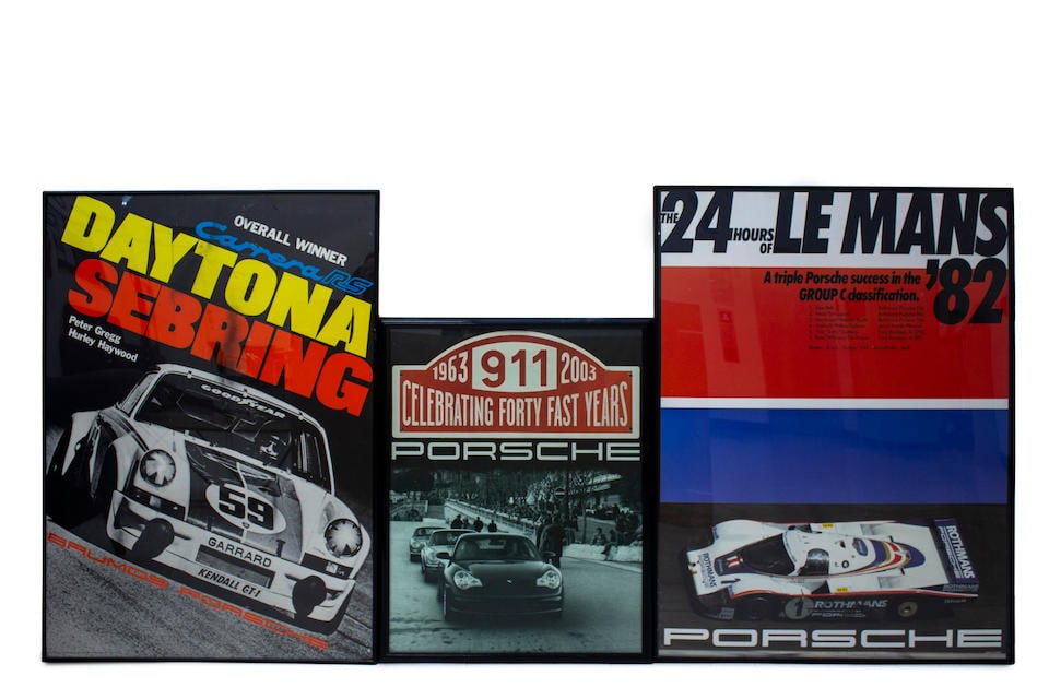 A grouping of Porsche posters (1 of 7)