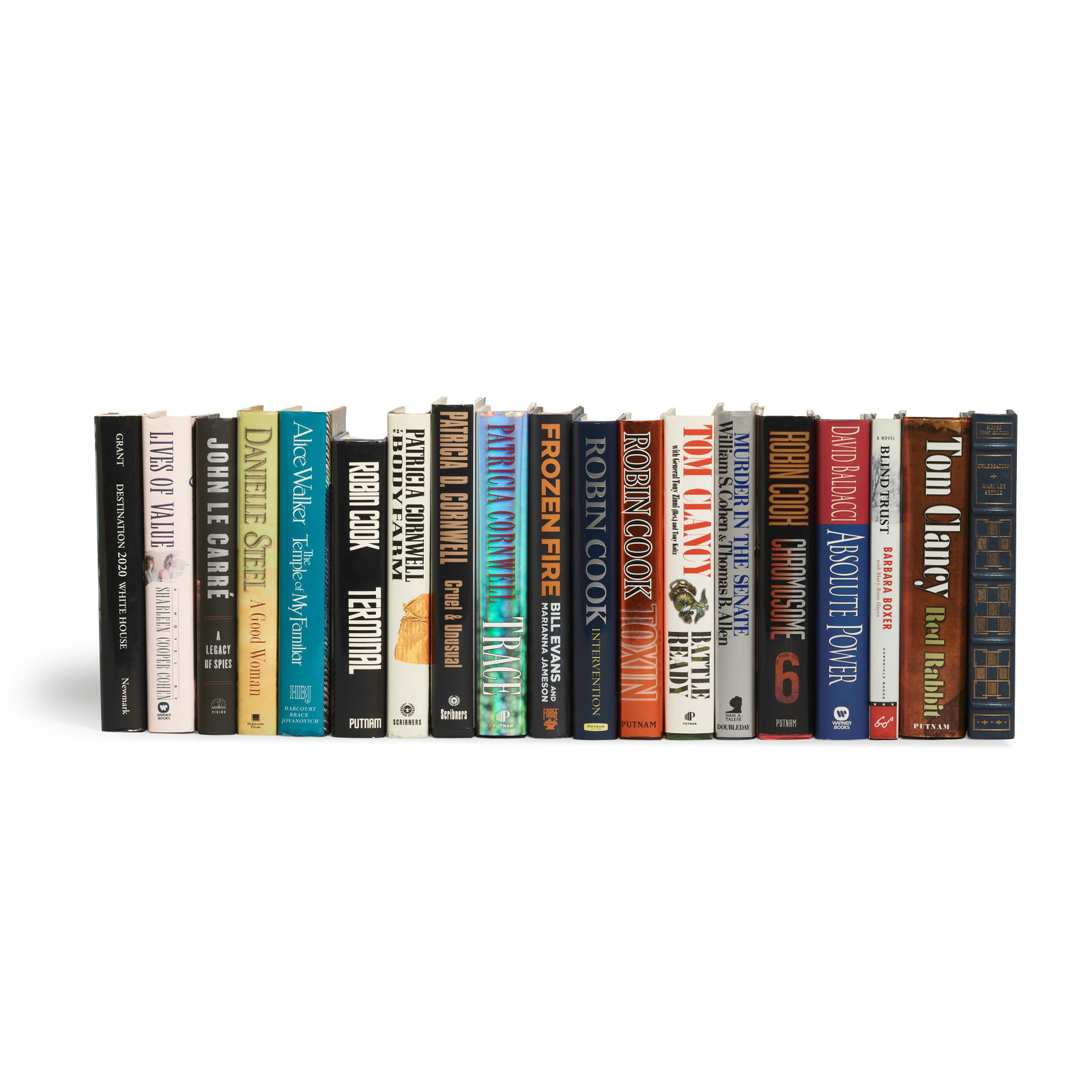 FICTION FROM THE LIBRARY OF DIANNE FEINSTEIN 19 titles, including:: FICTION FROM THE LIBRARY OF DIANNE FEINSTEIN 19 titles, including: BALDACCI, DAVID. Absolute Power. With TLS of Mel Levine presenting the book to DF. BOXER, BARBARA, and MARY ROSE HAYES. Blind Trust. 