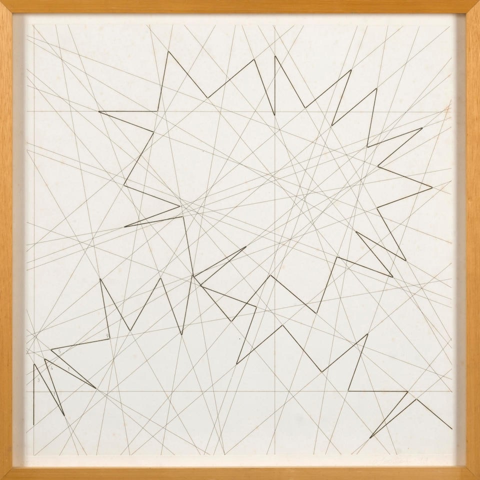 FRANCOIS MORELLET (1926-2016) Pi piquant, 1999 LithographieSignée, datée et numé...: FRANCOIS MORELLET (1926-2016) Pi piquant, 1999 Lithographie Signée, datée et numérotée 25/40 Lithografie Getekend, gestempeld en genummerd 25/40 Lithography Signed, stamped and num