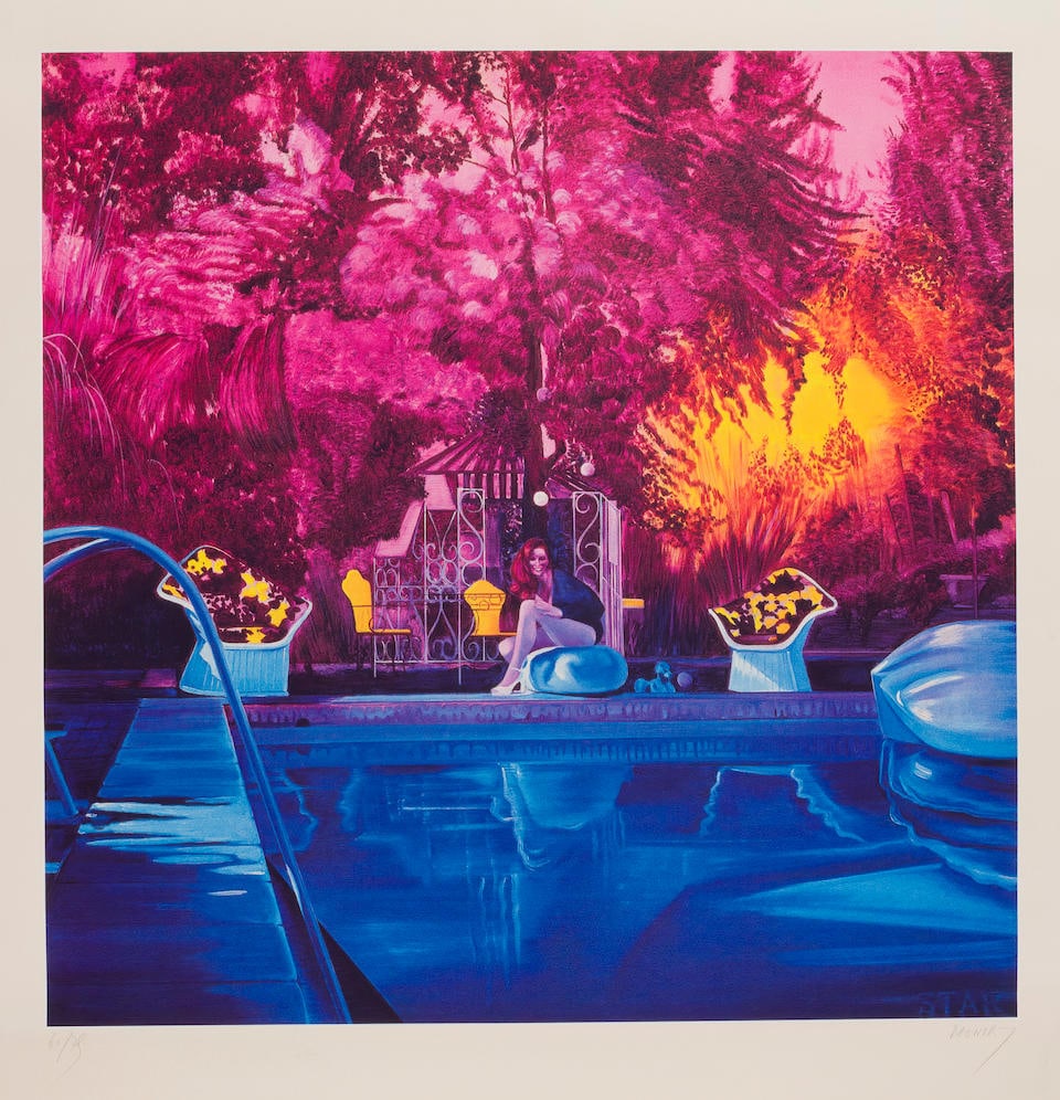 JACQUES MONORY (1924-2018) Technicolor 2, Star Lithographie en couleurSignée et numéro...: JACQUES MONORY (1924-2018) Technicolor 2, Star Lithographie en couleur Signée et numérotée 60 /70 Kleurenlithografie Getekend en genummerd 60/70 Color lithograph Signed and numbered 60