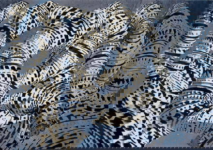 TONY CRAGG (born 1949) Form Code (blue),2006: TONY CRAGG (born 1949) Form Code (blue),2006 Tapis pure laine Nouvelle-Zélande Edition 9/24 + XII EA + 2 HC Puur Nieuw-Zeeland wollen tapijt Editie 9/24 + XII EA + 2 HC Pure New Zealand wool carp