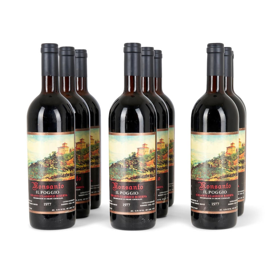 Monsanto 'Il Poggio' Chanti Reserva 1977 (9 bottles) (1 of 1)