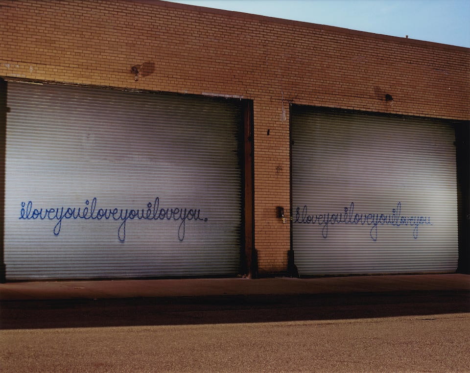 David Drebin (born 1970); I Love You;: David Drebin (born 1970) I Love You, 2006 Chromogenic print; mounted to aluminum, the photographer's studio label, signed in ink, on the reverse, framed; this work is no. 2 from an edition of 10. 30 1