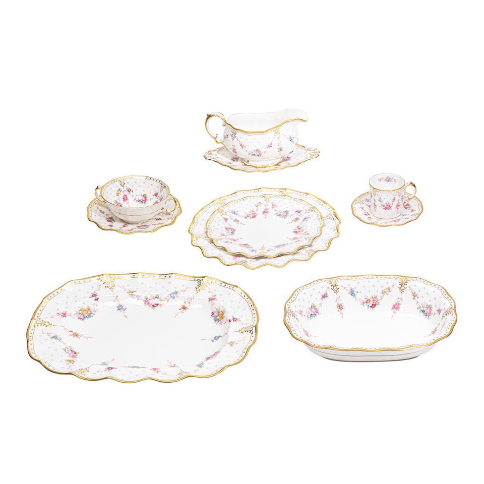 A ROYAL CROWN DERBY PORCELAIN PART DINNER AND TEA SERVICE 20th/21st century (1 of 1)