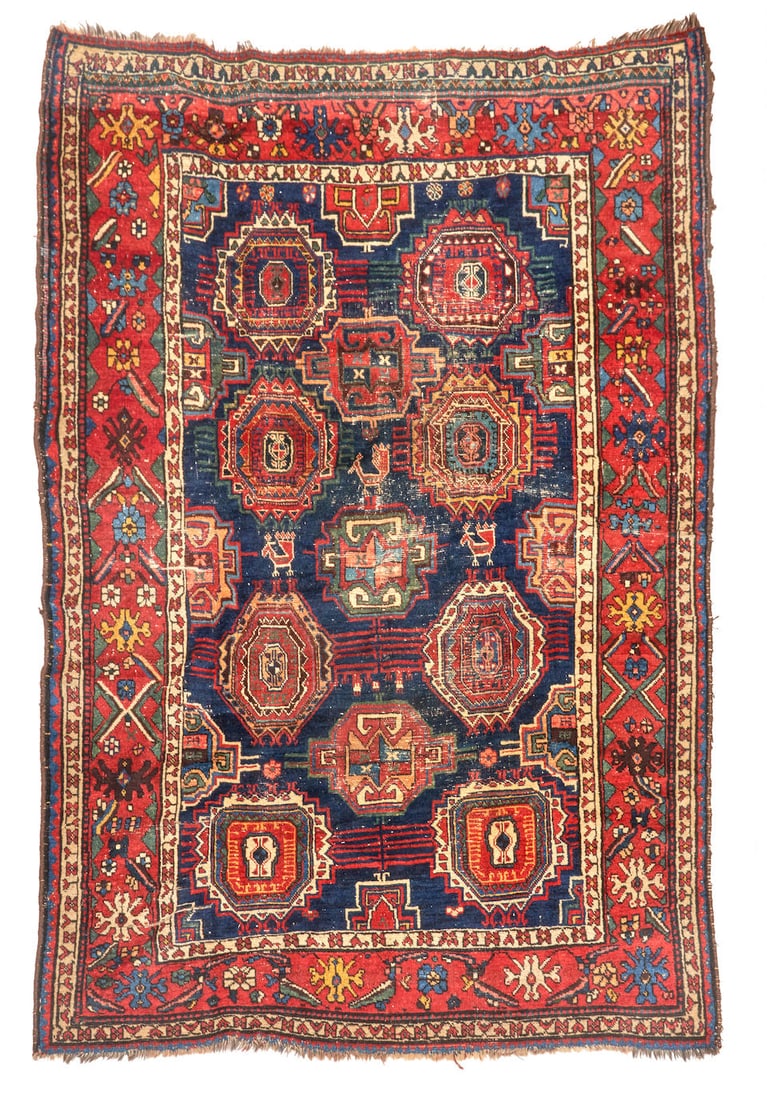 Colorful Quchan Kurd Rug 5 ft. 1 in. x 7 ft. 7 in. (1 of 3)