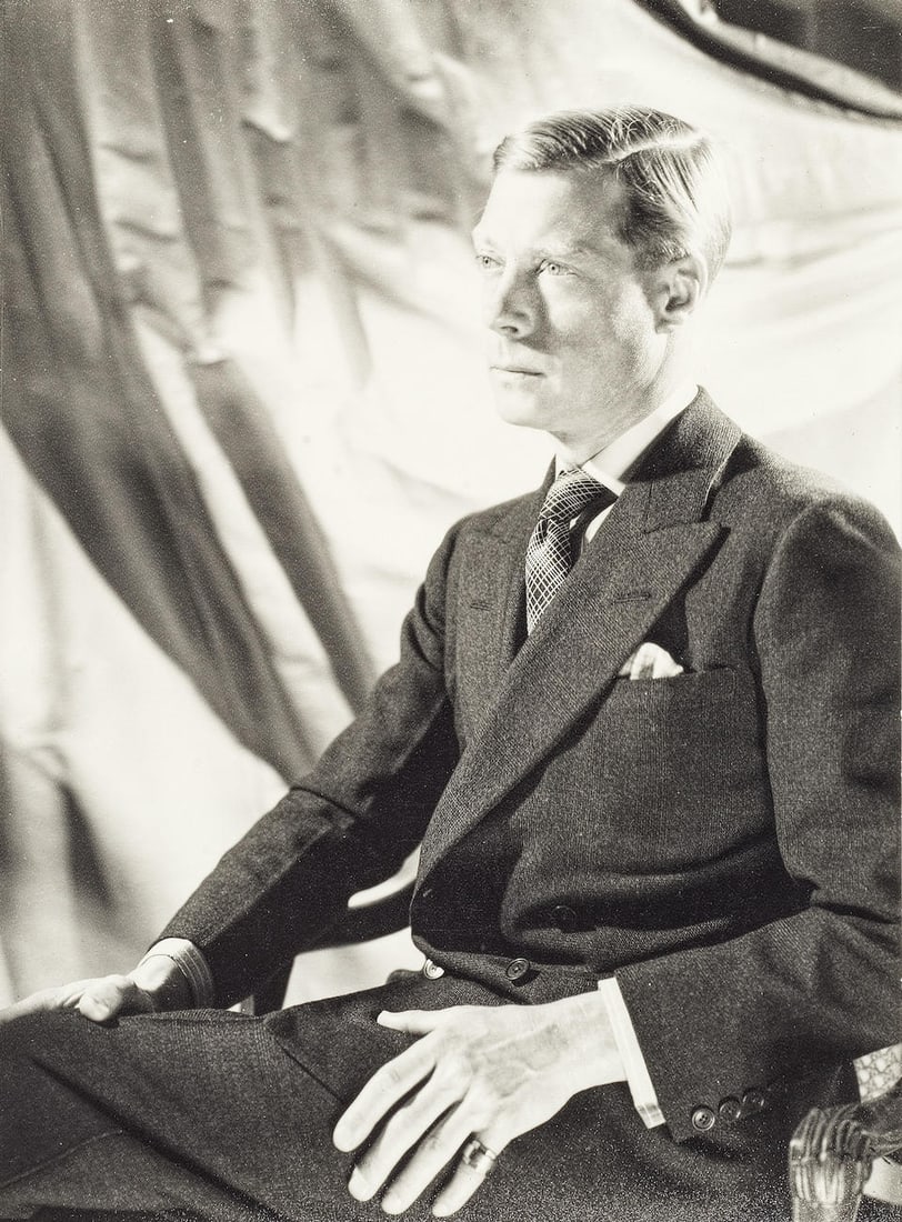 Cecil Beaton (British, 1904-1980); The Duke of Windsor; (2): Cecil Beaton (British, 1904-1980) The Duke of Windsor, 1937 Two photographs, seated, dated 1937 in pencil to reverse, gelatin silver print, possibly printed later, with photographer's ink-stamp credit