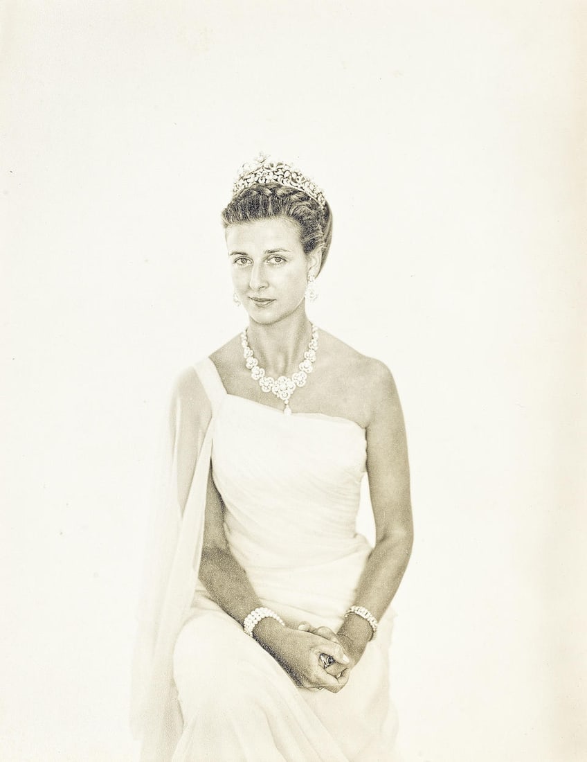 Cecil Beaton (British, 1904-1980); Princess Alexandra of Kent; (4): Cecil Beaton (British, 1904-1980) Princess Alexandra of Kent Two studio portraits, together with double portrait of her brother, Prince Edward, Duke of Kent, silver gelatin prints, possibly printed la