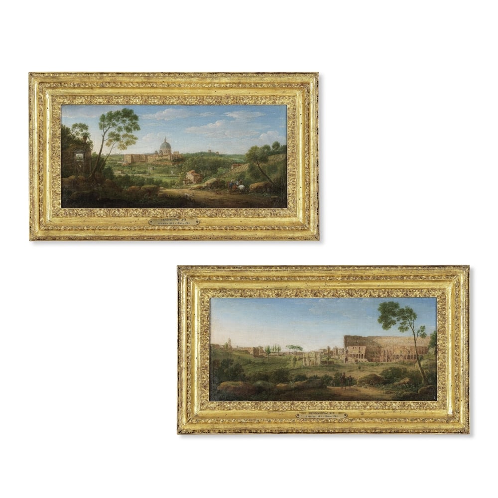 Hendrick Frans Van Lint, dit Studio Roma (Anvers 1684-1763 Rome) Vue du Colisée depuis la c... (1 of 1)