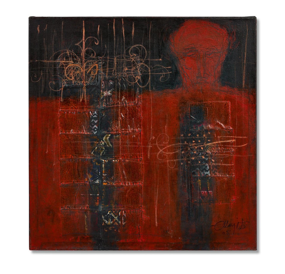 Eltayeb Dawelbait (Sudanese, born 1967) Untitled (unframed) (1 of 2)