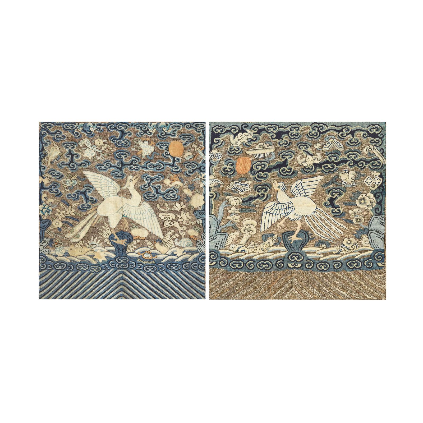 TWO KESI CIVIL RANK BADGES 19th century (2) (1 of 1)