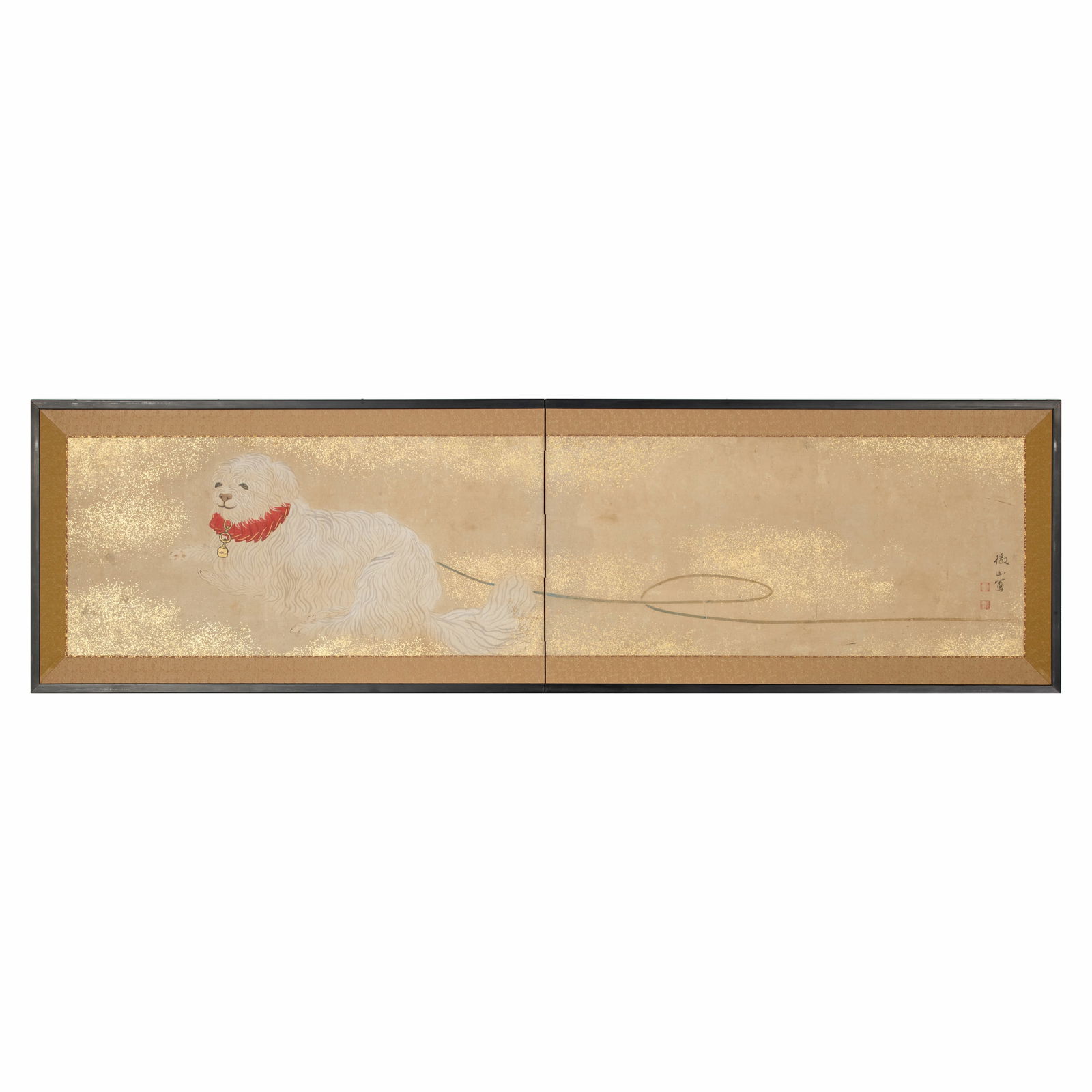 AFTER MORI TETSUZAN (JAPANESE, 1775-1841) (MEIJI ERA, CIRCA 1900) A Two-Panel Folding Screen of ... (1 of 1)