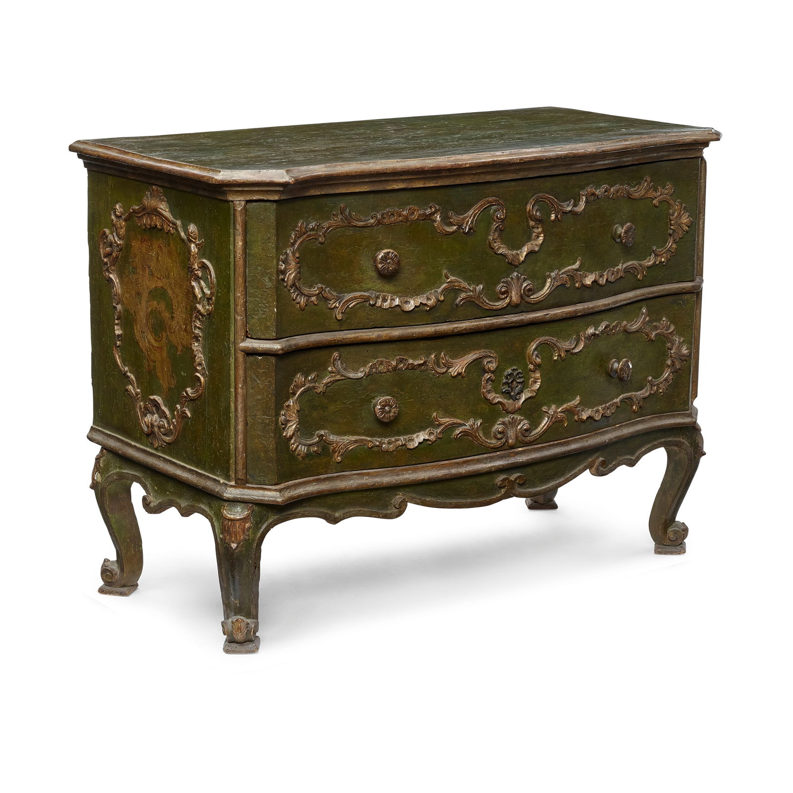 AN ITALIAN ROCOCO STYLE POLYCHROME COMMODEEarly 20th century (1 of 1)
