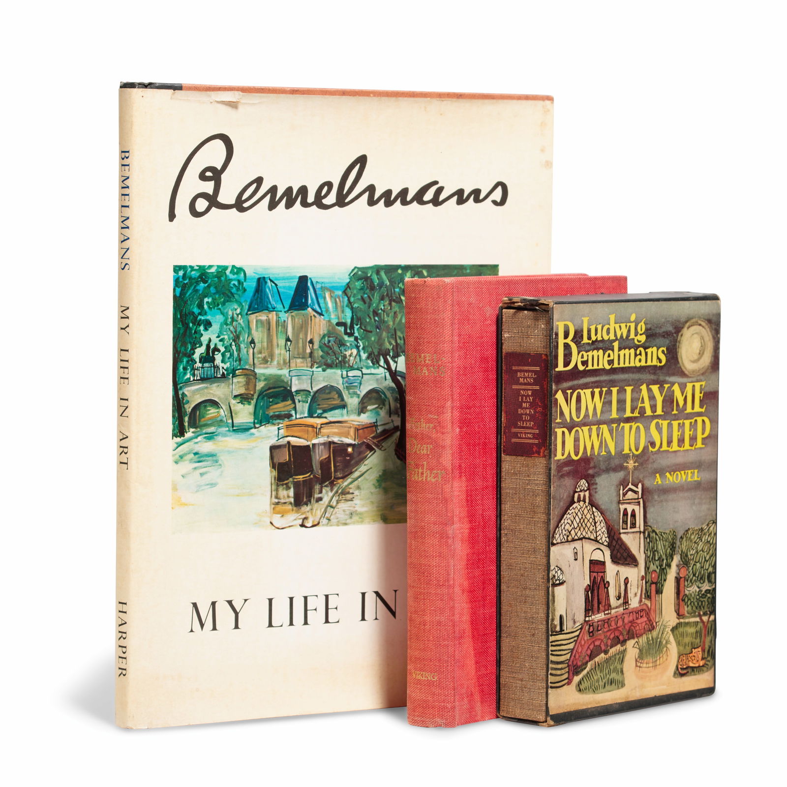 THREE BY LUDWIG BEMELMANS. BEMELMANS, LUDWIG. 1898-1962.  3 titles: (1 of 2)