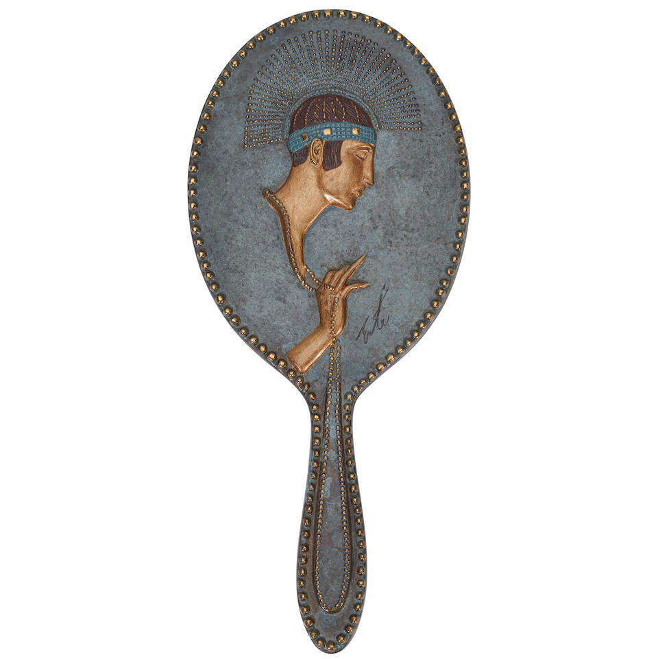 ERTÉ (ROMAIN DE TIRTOFF) (RUSSIAN/FRENCH, 1892-1990): A COLD PAINTED AND PATINATED BRONZE H... (1 of 2)