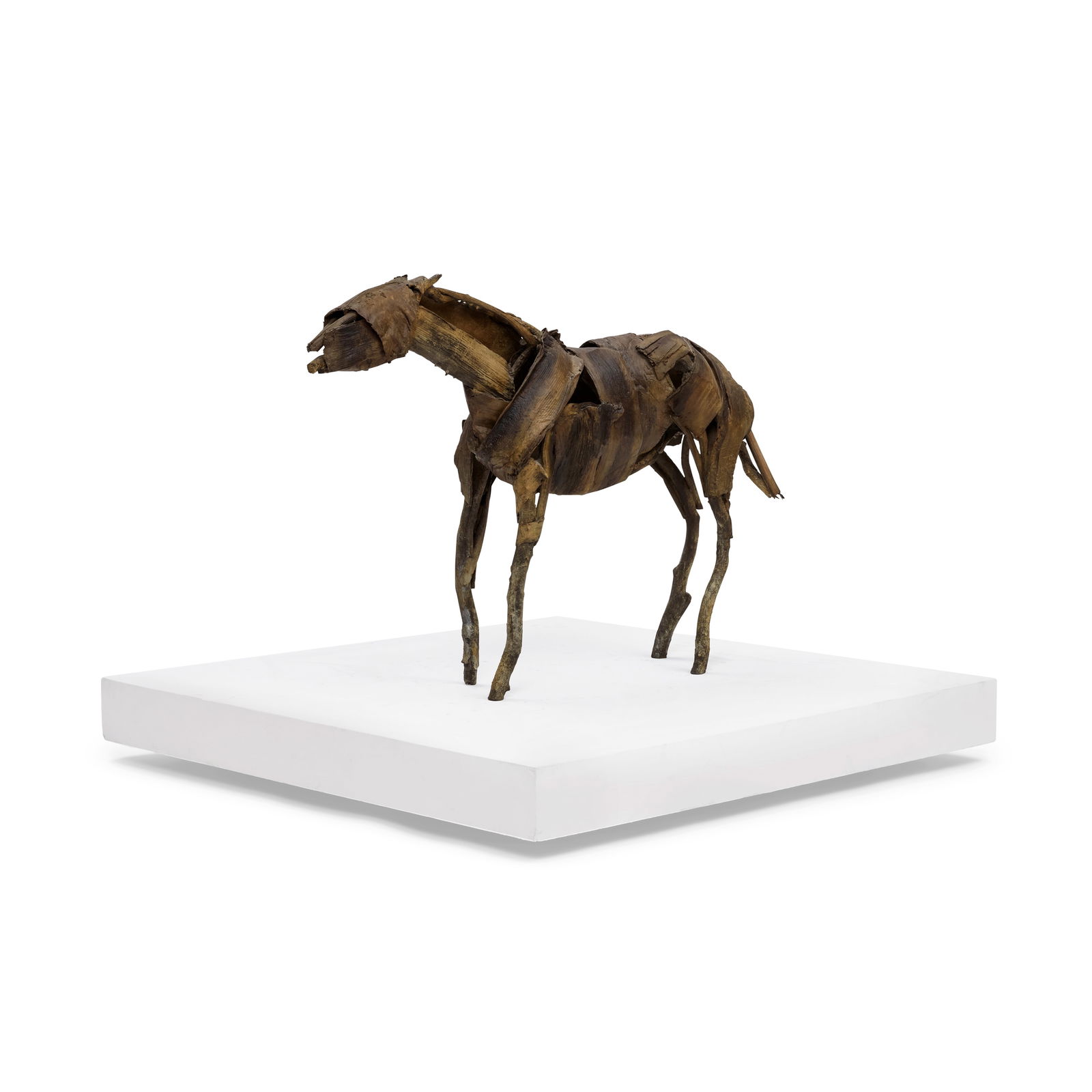 DEBORAH BUTTERFIELD (B. 1949) Hiroki 30 3/4 x 45 x 12 in (78.1 x 114.3 x 30.5 cm) (Executed in 1...: DEBORAH BUTTERFIELD (B. 1949) Hiroki cast bronze 30 3/4 x 45 x 12 in (78.1 x 114.3 x 30.5 cm) Executed in 1989 Footnotes: Provenance Gallery Paula Anglim, San Francisco. Larry Evans Fine Ar