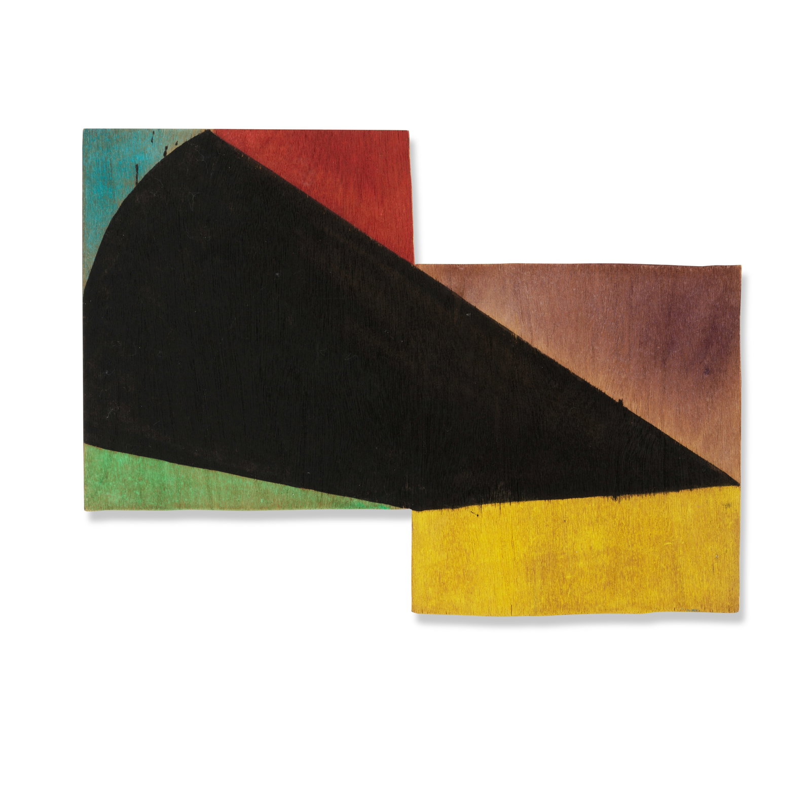 MARY HEILMANN (B. 1940) The First Ray 18 1/8 x 24 1/4 in (46 x 61.4 cm) (Painted in 1987): MARY HEILMANN (B. 1940) The First Ray signed, inscribed and dated 'The First Ray M Heilmann 1987' (on the reverse) oil on plywood 18 1/8 x 24 1/4 in (46 x 61.4 cm) Painted in 1987 Footnotes: Proven