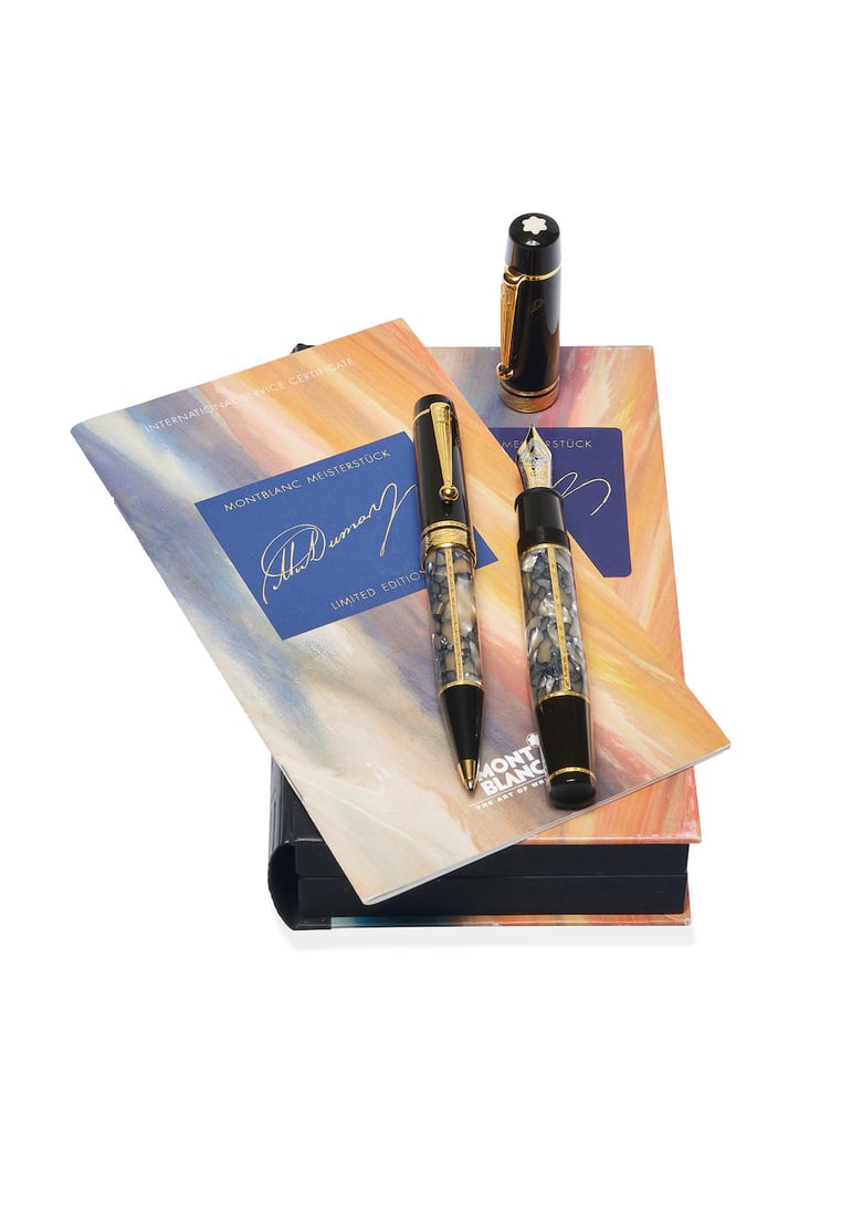 MONTBLANC | MEISTERSTÜCK- ALEXANDRE DUMAS, A LIMITED EDITION WRITERS SERIES SET OF TWO MARB... (1 of 1)