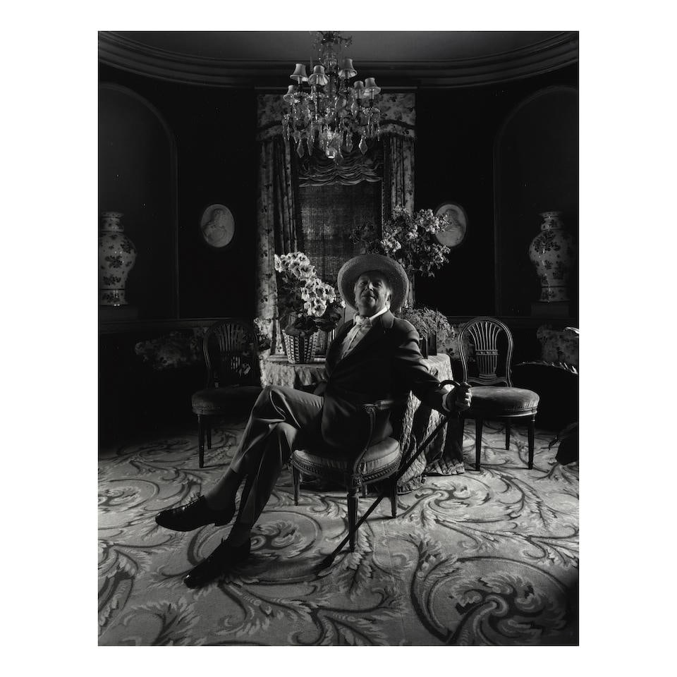 Arnold Newman (1918-2006); 'Cecil Beaton' (Broadchalke, Salisbury, England);: Arnold Newman (1918-2006) 'Cecil Beaton' (Broadchalke, Salisbury, England), 1978 Gelatin silver print, printed later; signed, titled, and dated in pencil in the margin. 22 1/2 x 17 5/8 in. (57.2 x 44.