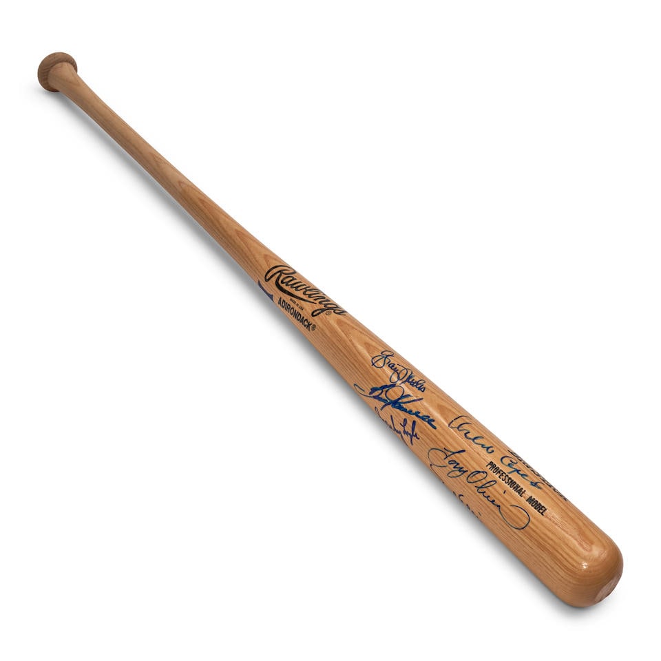 Player Multi-Signed Adirondack Big Stick Bat (1 of 1)