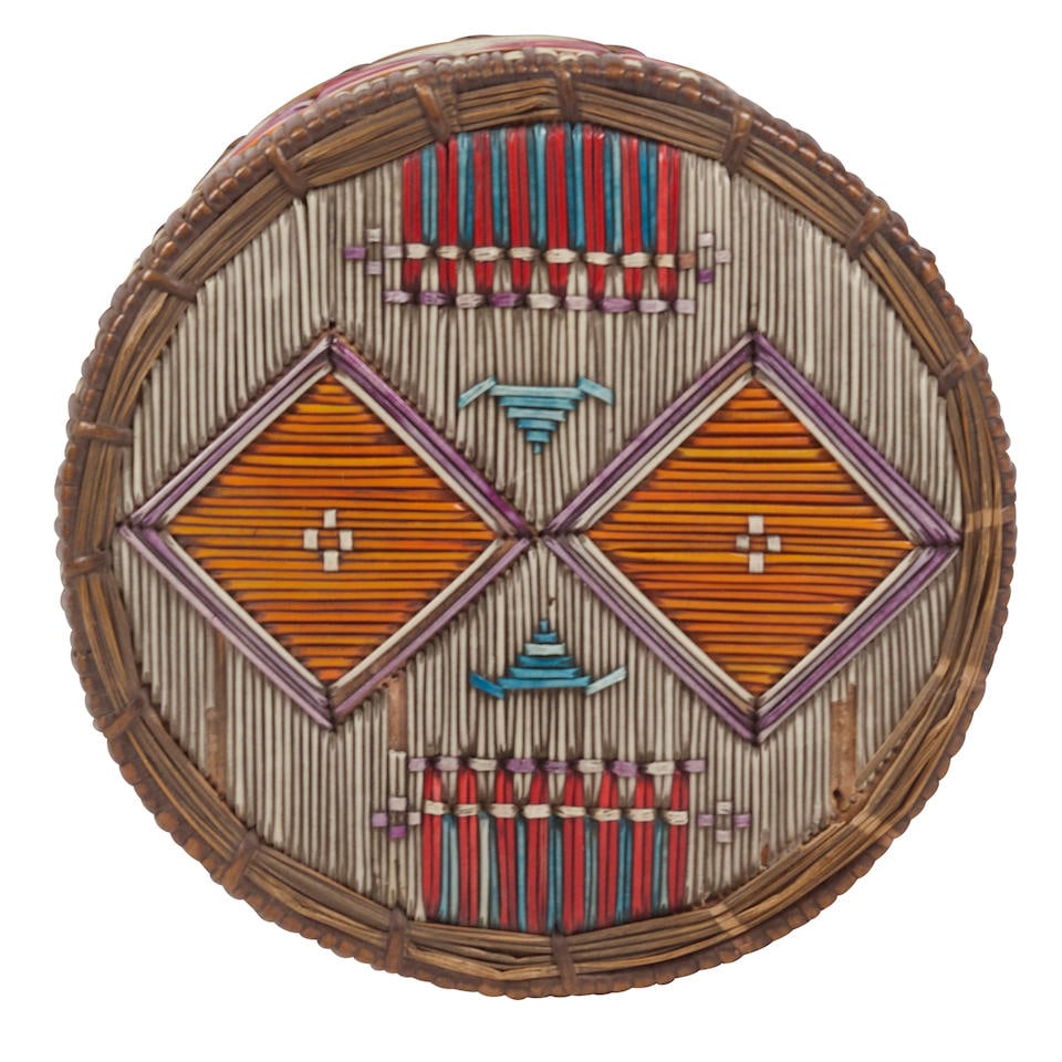 A Mi'kmaq quilled box (1 of 2)