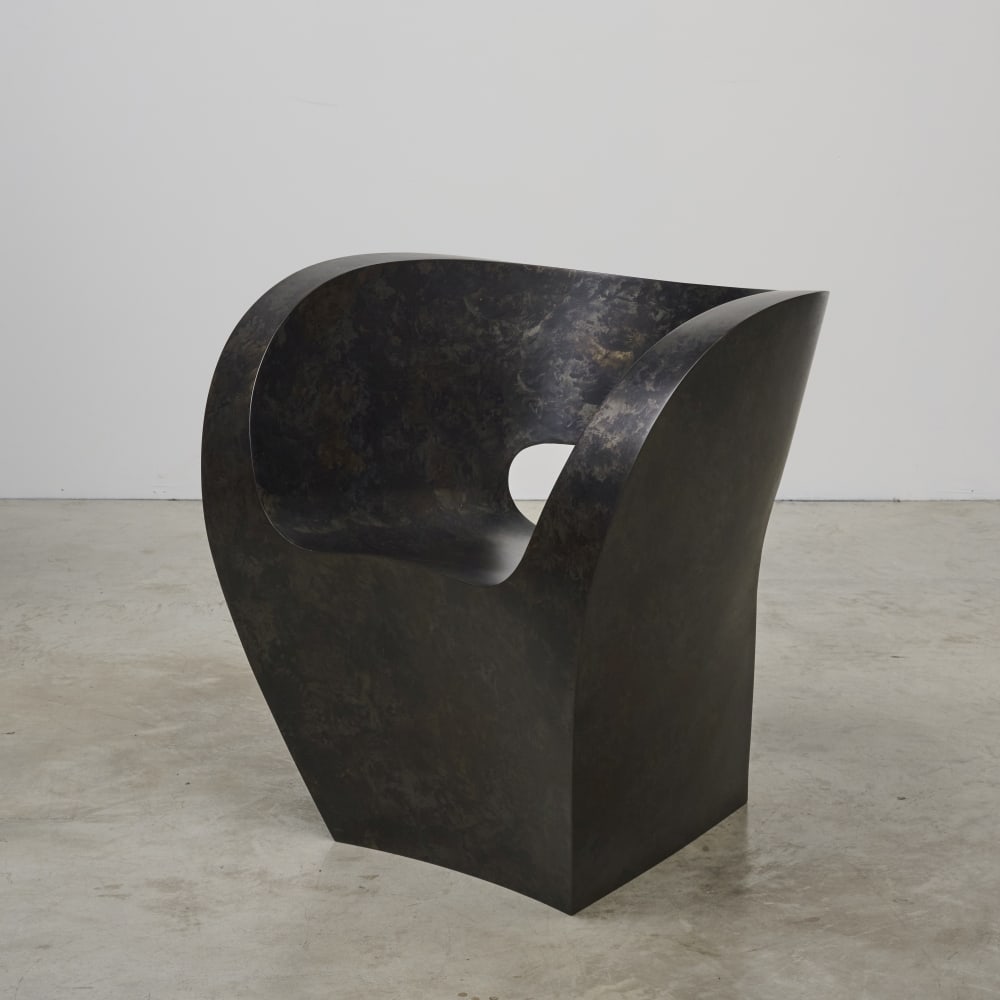 RON ARAD (1951) Fauteuil Little Albert: RON ARAD (1951) Fauteuil Little Albert 2001 Edition Ron Arad Studio, épreuve d'artiste Signé 'Ron Arad' et numéroté 'AP 1/5' Acier patiné H: 75,5 cm. (29.3/4in.); L: 75 cm. (2