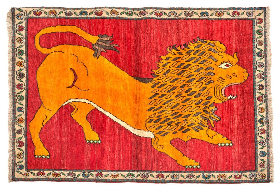 Southwest Persian Lion Rug 3 ft. 4 in. x 5 ft. (1 of 3)