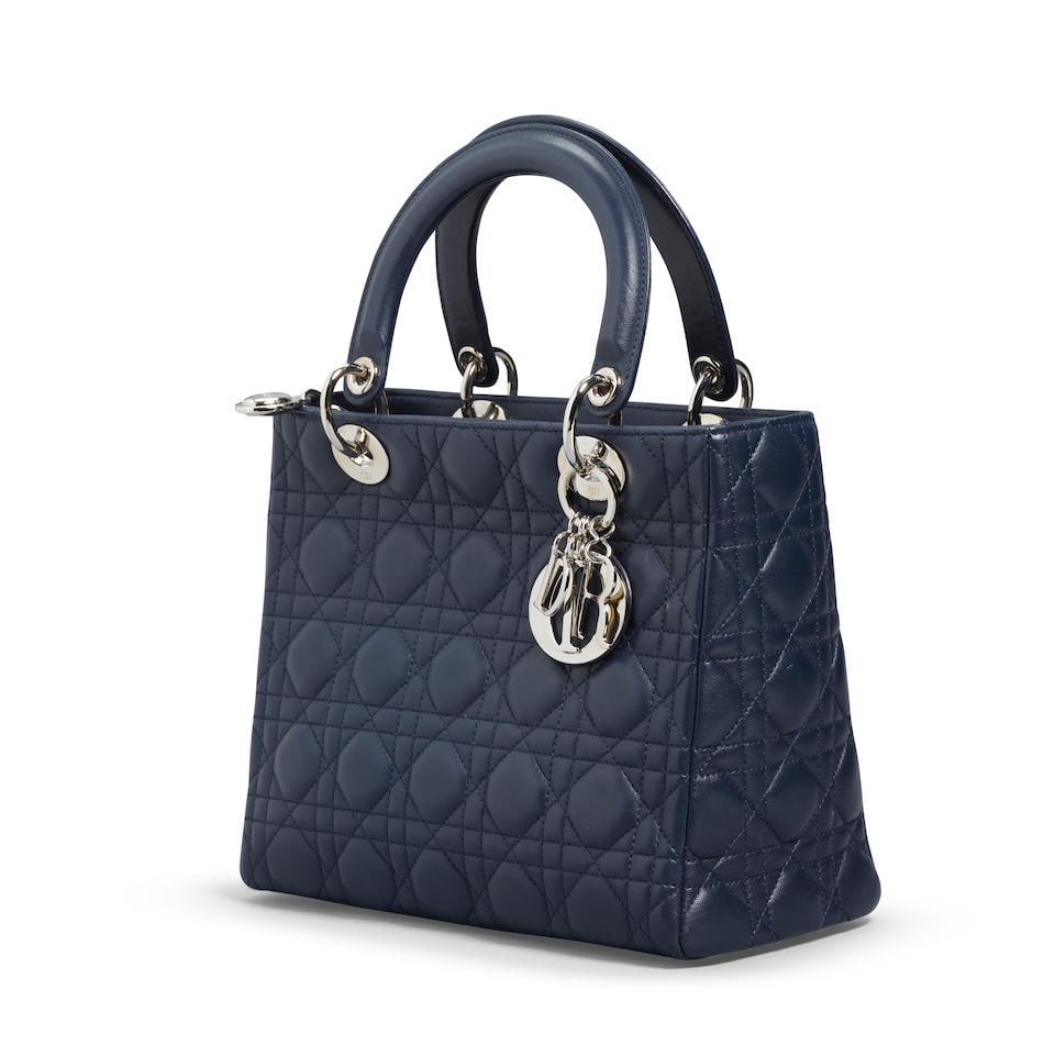 CHRISTIAN DIOR: CANNAGE MEDIUM LADY DIOR 2006 (1 of 2)