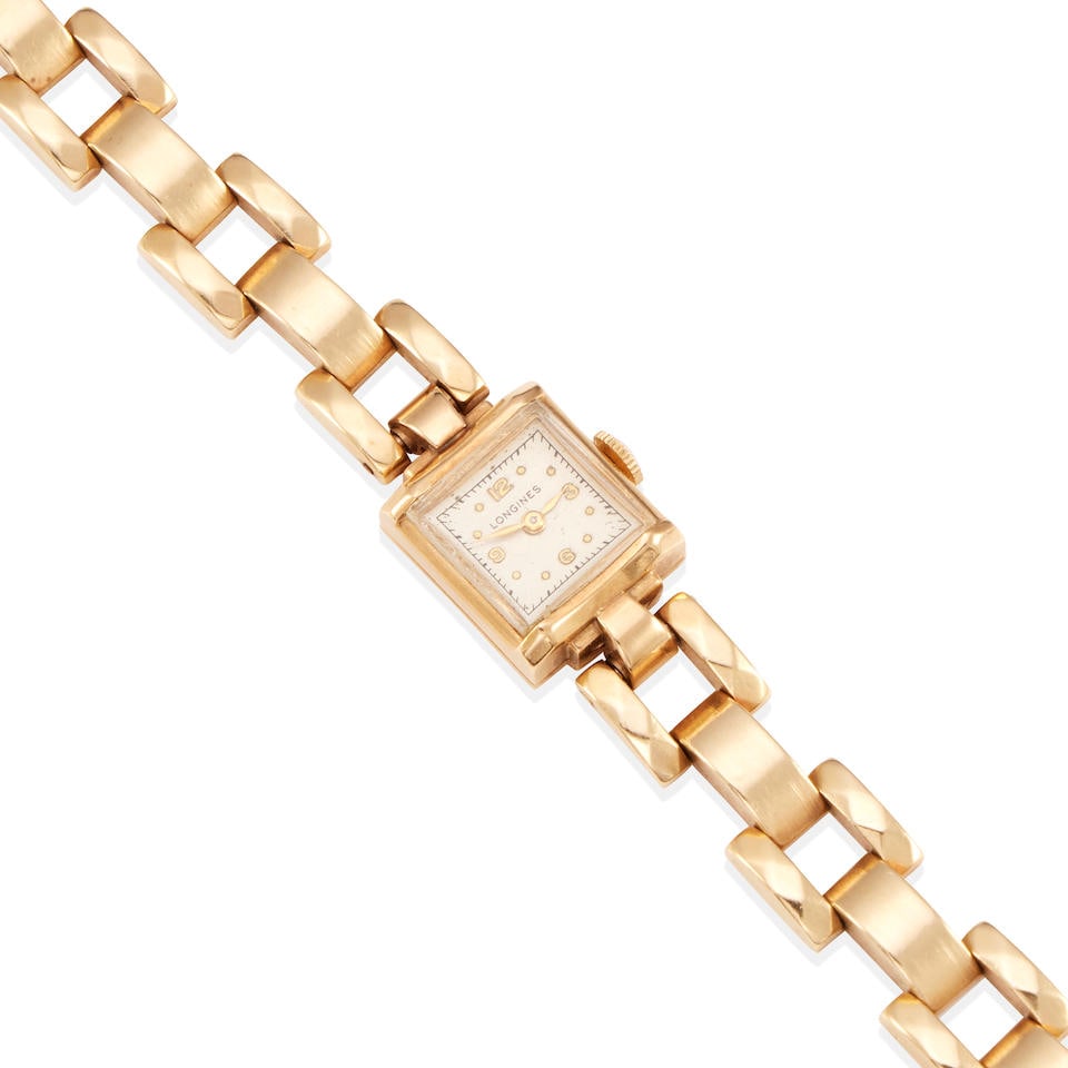 LONGINES: 14K GOLD WRISTWATCH (1 of 3)