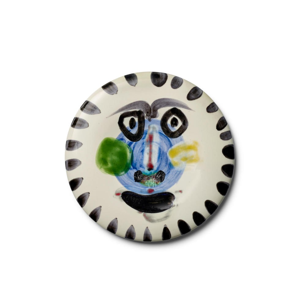 Pablo Picasso (1881-1973); Visage no.202; (1 of 2)