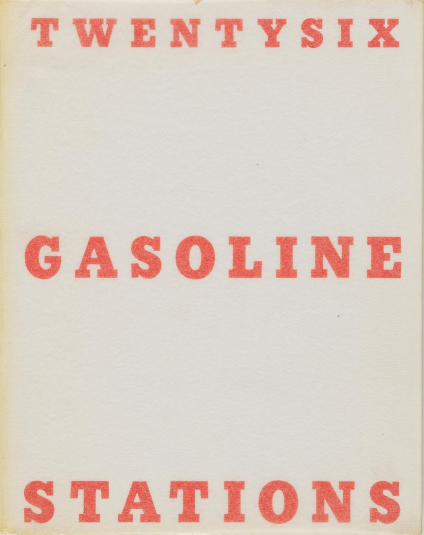 Ed Ruscha (born 1937); Twentysix Gasoline Stations;: Ed Ruscha (born 1937) Twentysix Gasoline Stations (Engberg B1), 1967 The complete artist's book, comprising 26 photographic illustrations on wove paper, from the second edition of 500 unnumbered copie