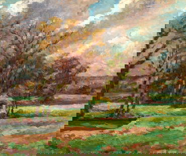 Roger Fry (British, 1866-1934) View from Rodwell House: Roger Fry (British, 1866-1934) View from Rodwell House titled 'View from Rodwell Ho' (to stretcher bar) oil on canvas 38.5 x 46.5cm (15 3/16 x 18 5/16in). Footnotes: Provenance He