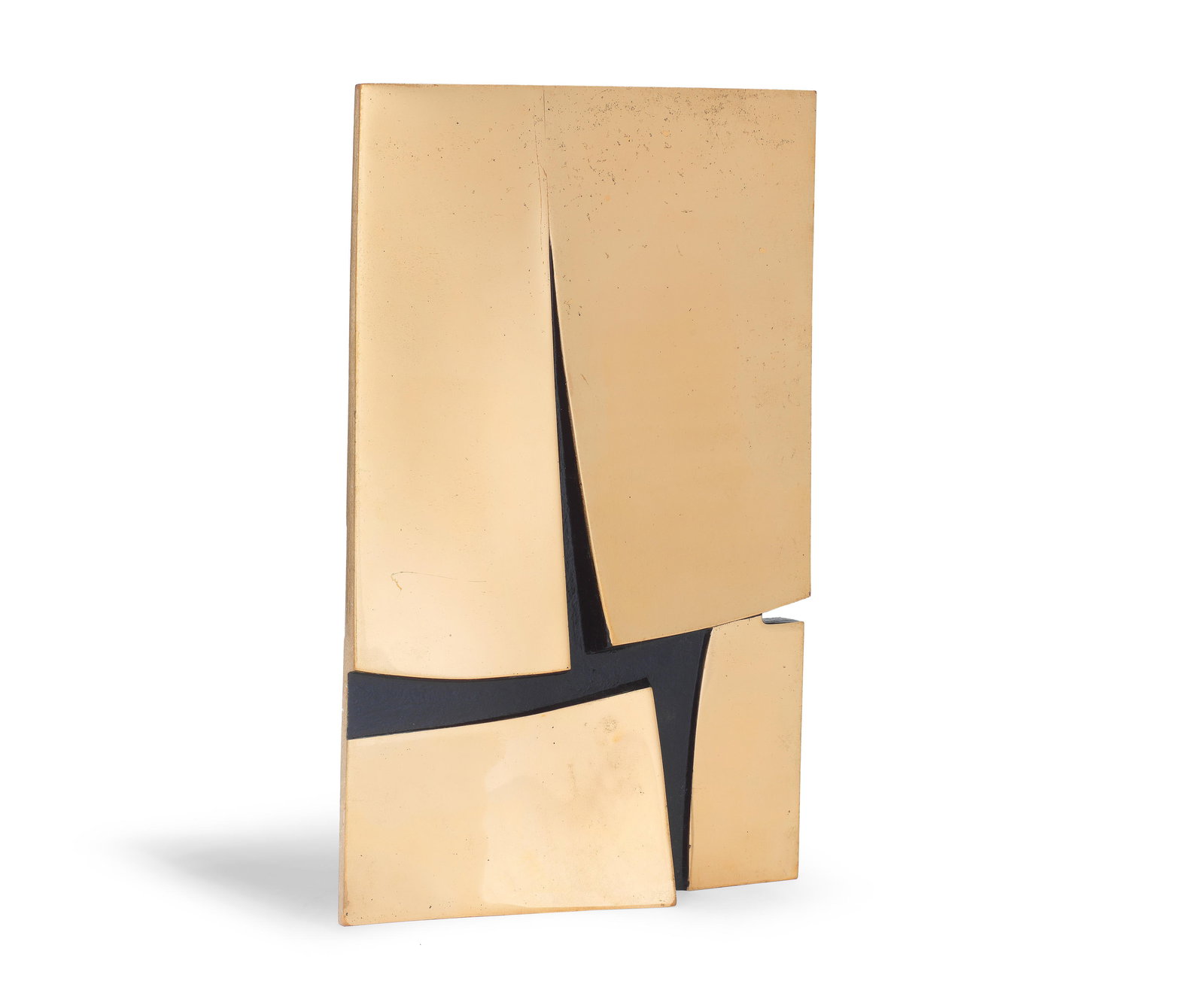 Robert Adams (British, 1917-1984) Split Forms 37.5cm (14 7/8in) high: Robert Adams (British, 1917-1984) Split Forms signed, numbered and dated 'ADAMS/1977/1/6' (to underside) bronze with a polished patina and black elements 37.5cm (14 7/8in) high Footnotes: Provenance P