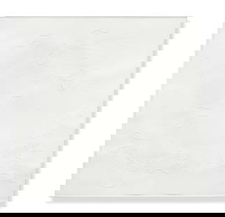 Zarina Hashmi (1937-2020) Untitled (Thread & Paper): Zarina Hashmi (1937-2020) Untitled (Thread & Paper) signed 'Zarina 76' lower right paper and thread pasted on board, framed 55 x 55cm (21 5/8 x 21 5/8in). Footnotes: Provenance