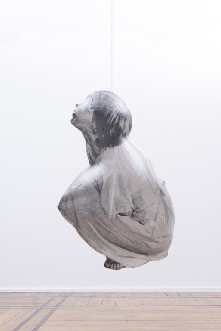 DARIO VILLALBA (born 1939) La oración: DARIO VILLALBA (born 1939) La oración 1974 Emulsion photographique Huile, feuille d'aluminium et méthacrylate Fotografische emulsie Olie, aluminiumfolie en methacrylaat Photographic emul