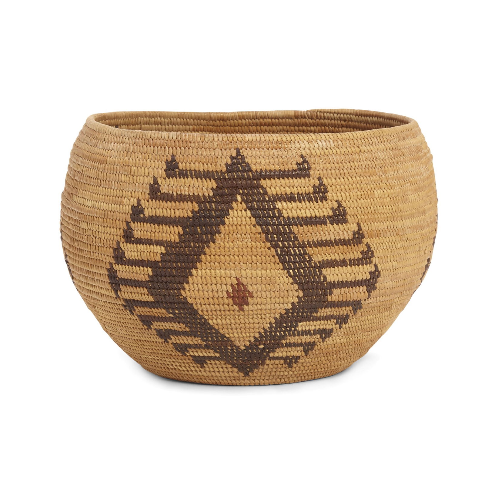 A Yokuts polychrome basket (1 of 2)