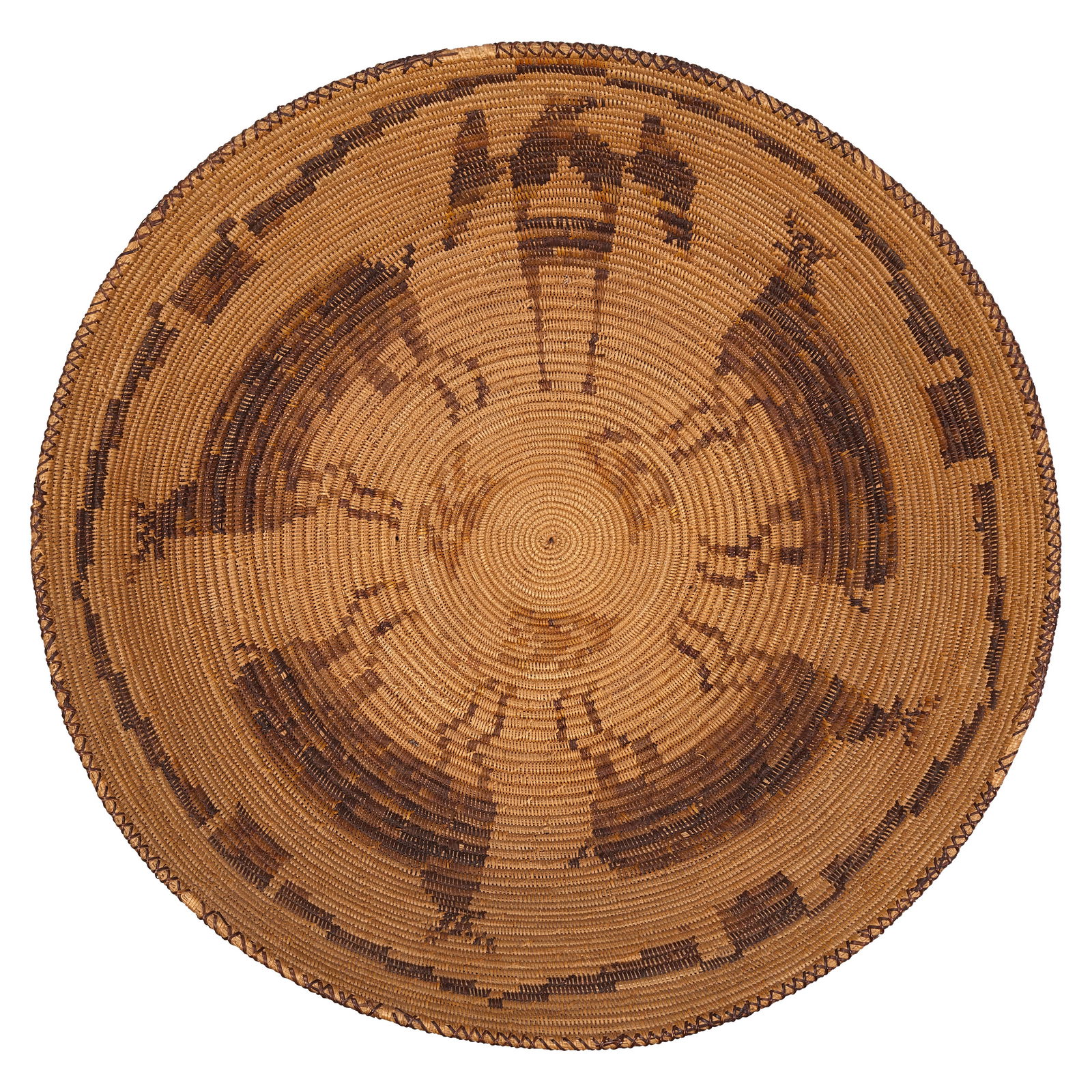 A large Mission pictorial basket (1 of 1)