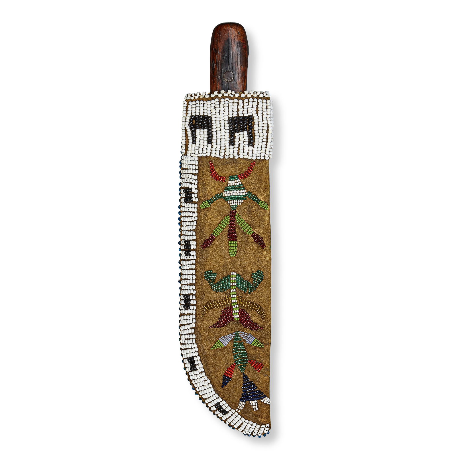An Eastern Plains beaded knife sheath (1 of 4)