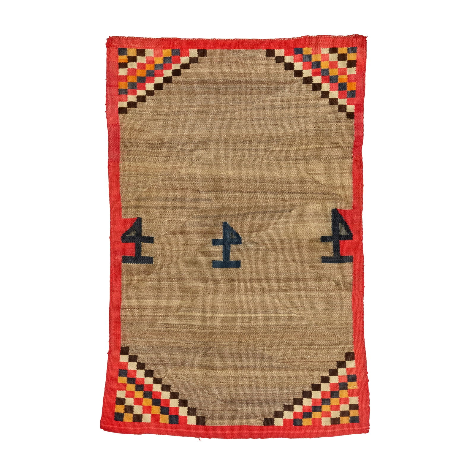 A Diné (Navajo) double saddle blanket (1 of 2)