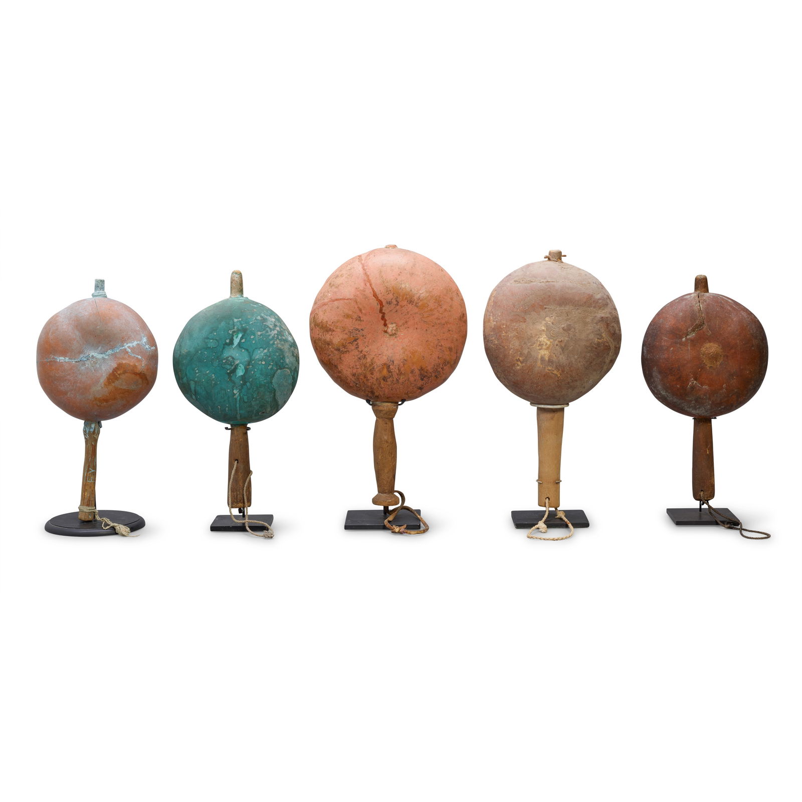 Five Hopi or Pueblo rattles (1 of 2)