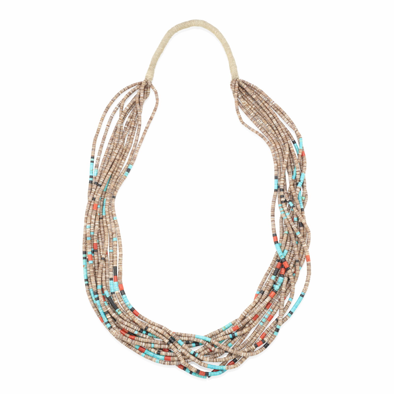 A Kewa (Santo Domingo) Pueblo necklace (1 of 1)