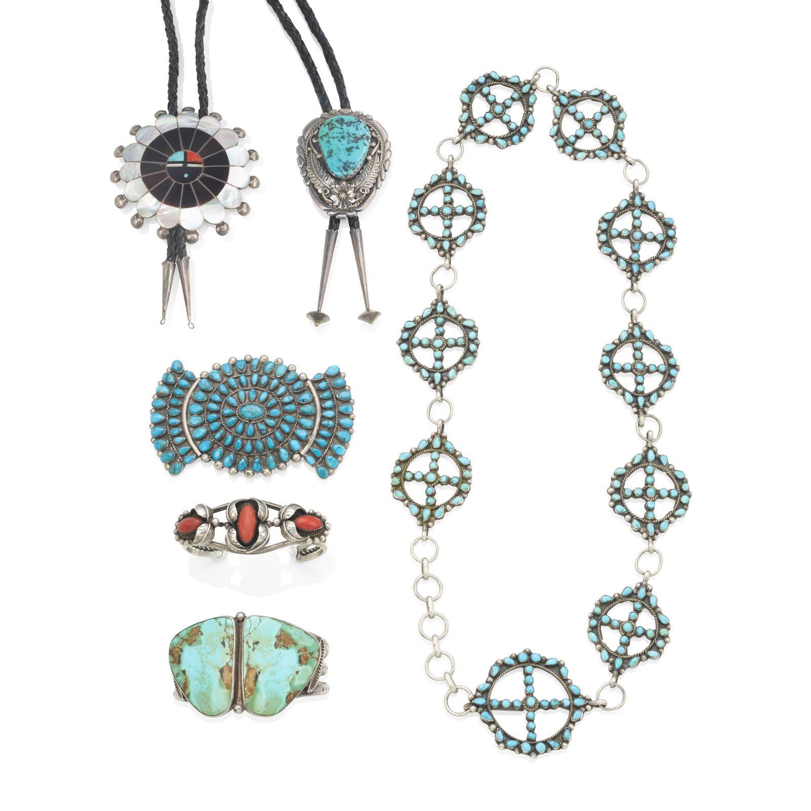 A group of Southwest silver jewelry (1 of 1)