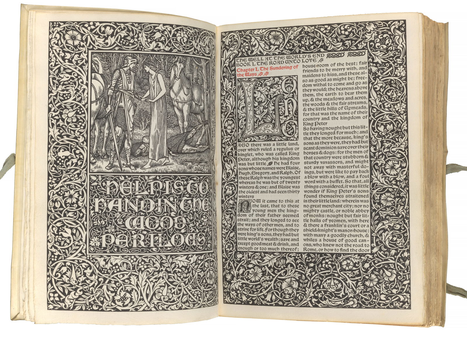 MORRIS, WILLIAM. 1834-96. The Well at the World's End.  Hammersmith: Kelmscott Press, 1896. (1 of 1)