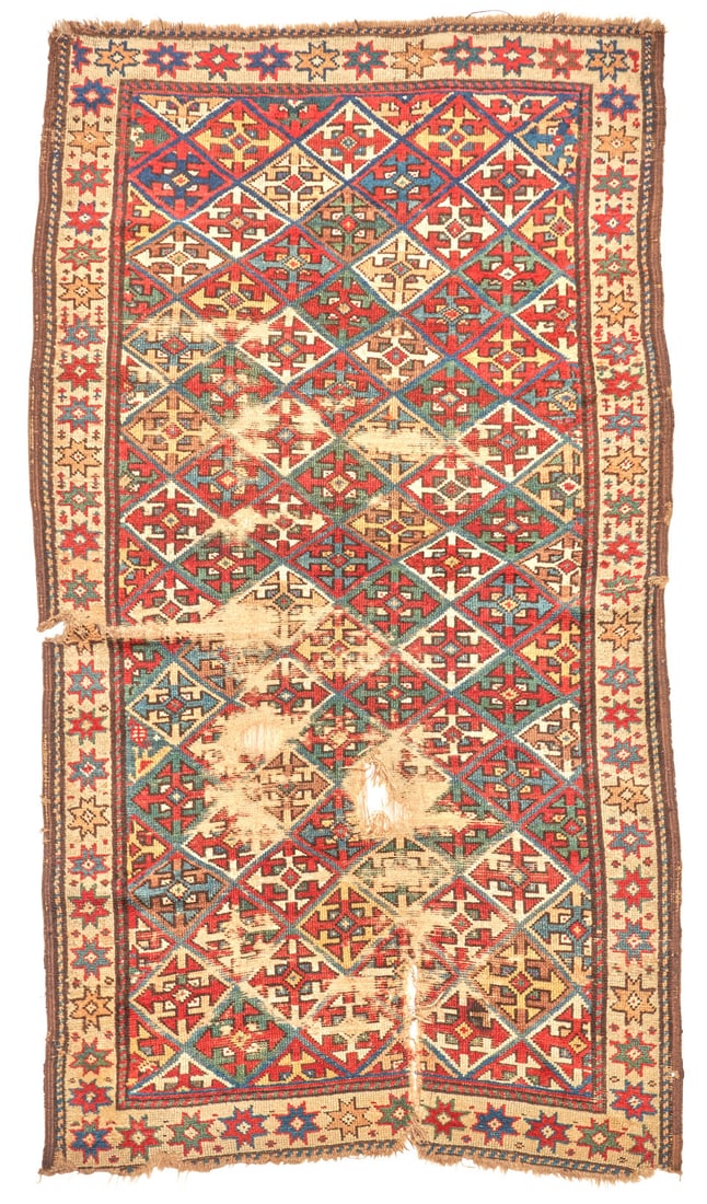 NORTHWEST PERSIAN KURDISH RUG 2 ft. 6 in. x 6 ft. 4 in. (1 of 3)
