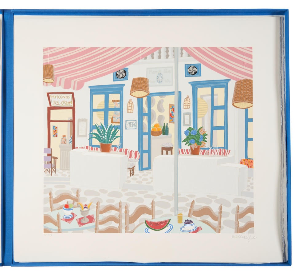 THOMAS MCKNIGHT (American, b. 1941); Pierrot's and Vengera; (2) (1 of 1)