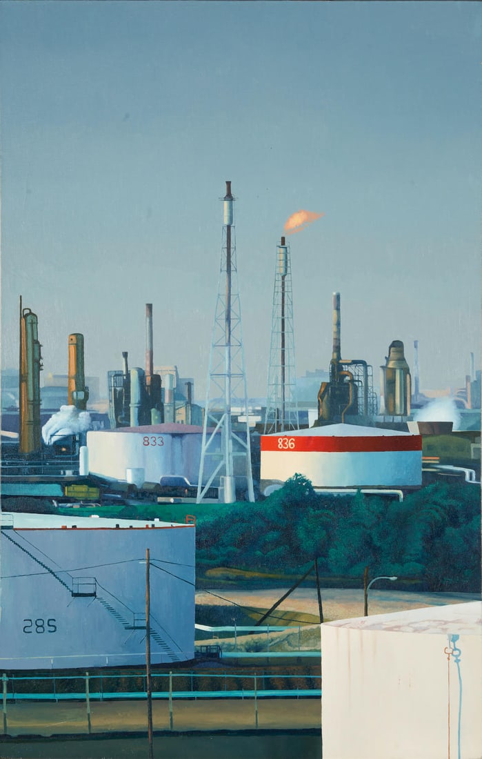 DAVID C. LEONARD (American, born 1962) Torch 48 x 30 x 2 in. (121.9 x 76.2 x 5.1 cm)unframed (1 of 3)