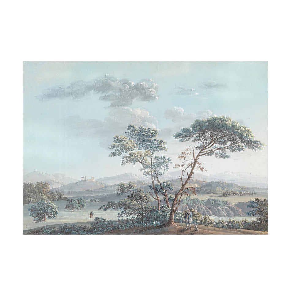 Ecole italienne, début XIXe siècle Vue d'Agrigente (1 of 3)